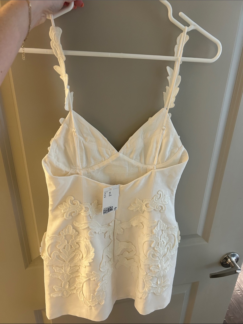 H&M Appliquéd Strappy Mini Dress - Picture 4 of 6